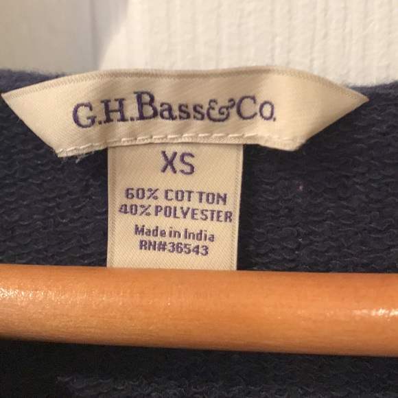 Navy Zip Up Hoodie - Picture 6 of 6